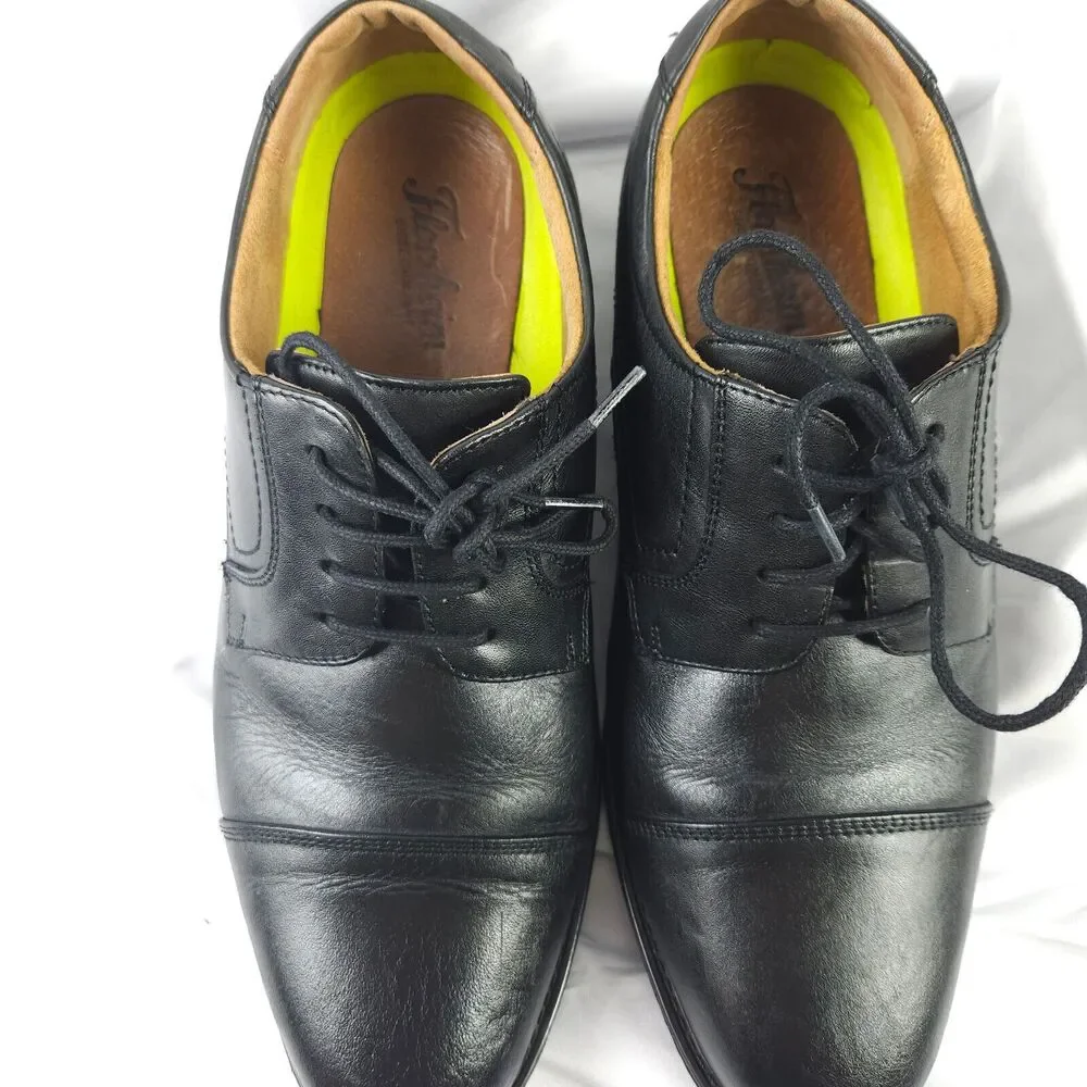 Florsheim Midtown Cap Toe Oxford Ortholite Black Dress Shoes Men's US‎ 9D